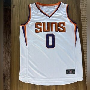 Fanatics White and Orange Suns Kids Jersey